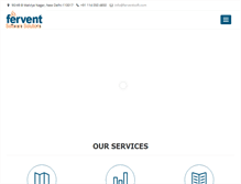 Tablet Screenshot of ferventsoft.com
